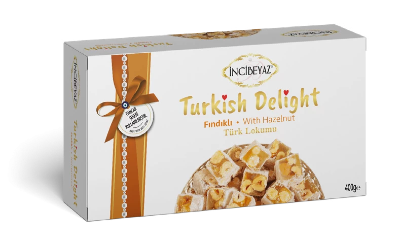 Turkish Delight With Hazelnut