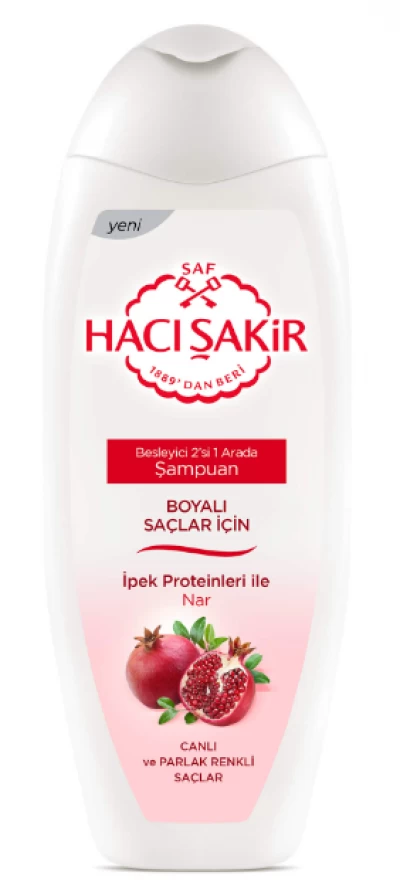 Hacı Şakir Shampoo Pomegranate for Colored Hair 500 ml