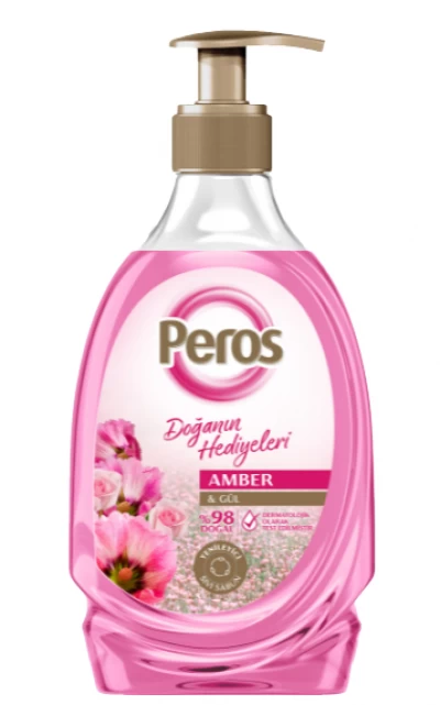 Peros Liquid Soap Amber&Rose 400 ml